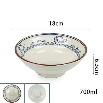 Chic Melamine Bowl for Ramen and Salad – Perfect for Home and Restaurant Use - Très Elite