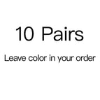10 Pairs (your choice of colors)