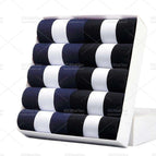 10 pairs (5 Black + 5 Navy Blue)