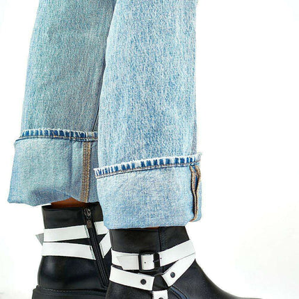 Chic Meraz Fur-Lined Heeled Ankle Boots with Tractor Sole - Très Elite