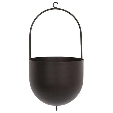 Chic Metal Hanging Planter - Stylish Accent for Home and Garden - Très Elite
