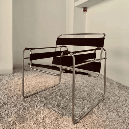 Chic Mid-Century Modern Leather Lounge Chair for Stylish Office and Home Comfort - Très Elite