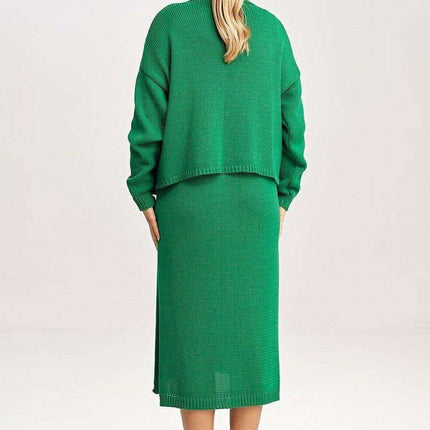 Chic Midi Dress & Bolero Jacket Duo - Très Elite