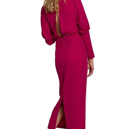 Chic Midi Dress with Stylish Accents - Très Elite