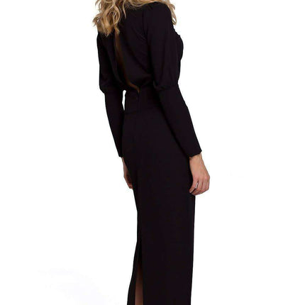 Chic Midi Dress with Stylish Accents - Très Elite