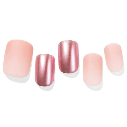 Chic Milky Pink Metallic Nail Gel Kit - Your Ultimate At-Home Nail Art Solution - Très Elite