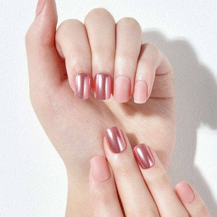 Chic Milky Pink Metallic Nail Gel Kit - Your Ultimate At-Home Nail Art Solution - Très Elite