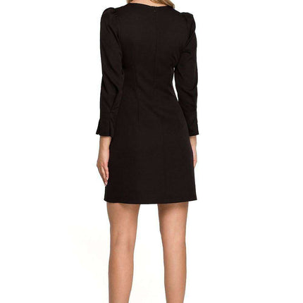 Chic Mini Dress with Stylish Metal Details - Très Elite