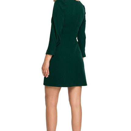 Chic Mini Dress with Stylish Metal Details - Très Elite