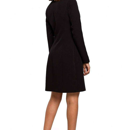 Chic Minimalist Button-Down Day Dress - Très Elite