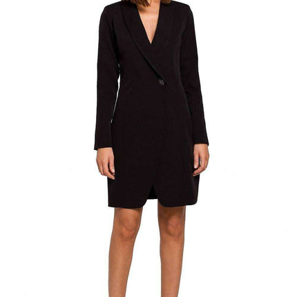 Chic Minimalist Button-Down Day Dress - Très Elite