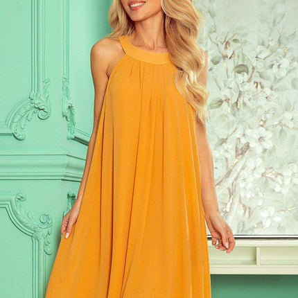 Chic Mocca Chiffon Daydress Set with Belt - Numoco - Très Elite