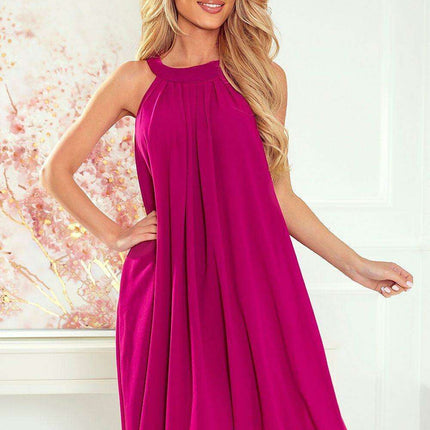 Chic Mocca Chiffon Daydress Set with Belt - Numoco - Très Elite