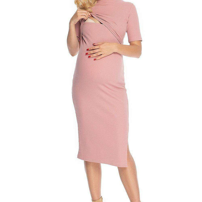 Chic Multi-Stage Maternity Dress for Effortless Nursing - Très Elite