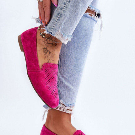 Chic Natural Suede Women's Moccasins - Style 179110 - Très Elite