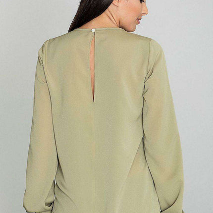 Chic Neckline Blouse - Très Elite