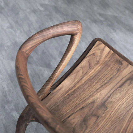 Chic North American Black Walnut Lounge Chair for Multi-Purpose Use - Très Elite