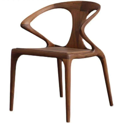 Chic North American Black Walnut Lounge Chair for Multi-Purpose Use- Très Elite- Très Elite