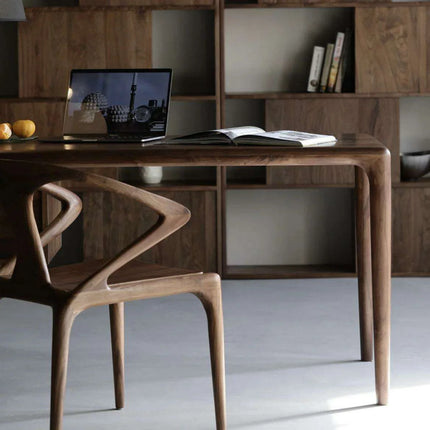 Chic North American Black Walnut Lounge Chair for Multi-Purpose Use - Très Elite