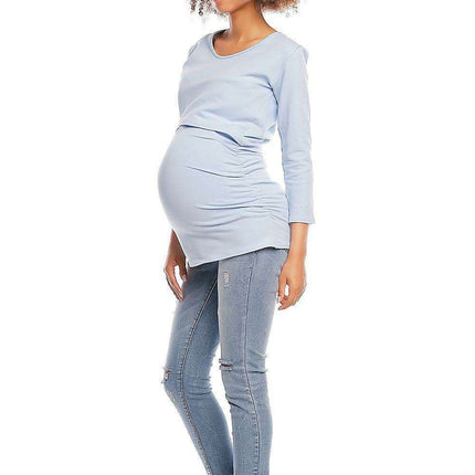 Chic Nursing-Friendly Maternity Tunic with Hidden Features - Très Elite