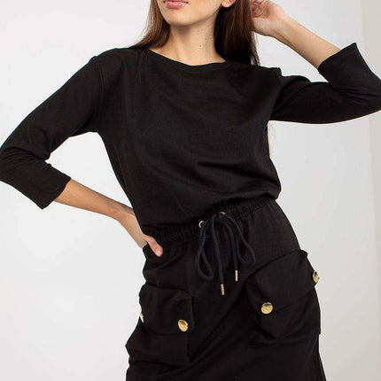 Chic Och Bella Tie Strap Tracksuit Dress for Effortless Everyday Style - Très Elite