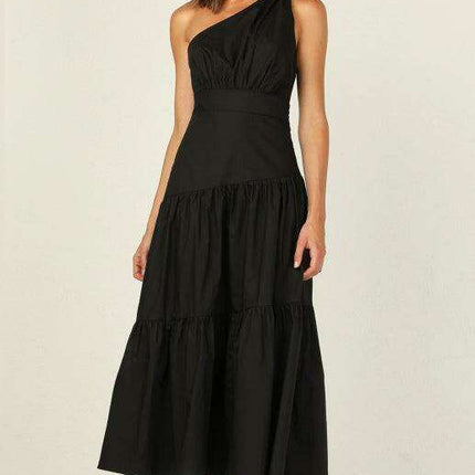 Chic Off-Shoulder Women's Cotton Maxi Dress - Très Elite