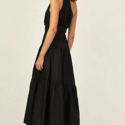 Chic Off-Shoulder Women's Cotton Maxi Dress - Très Elite