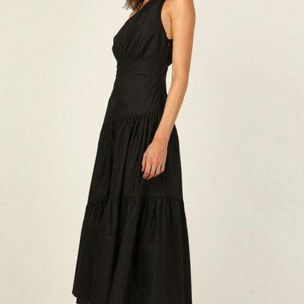 Chic Off-Shoulder Women's Cotton Maxi Dress - Très Elite