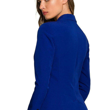 Chic One-Button Tailored Blazer - Très Elite