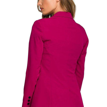 Chic One-Button Tailored Blazer - Très Elite