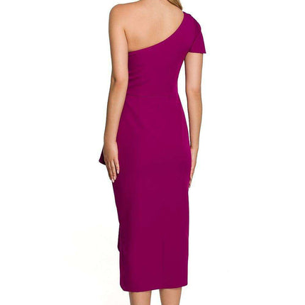 Chic One-Shoulder Evening Dress - Très Elite