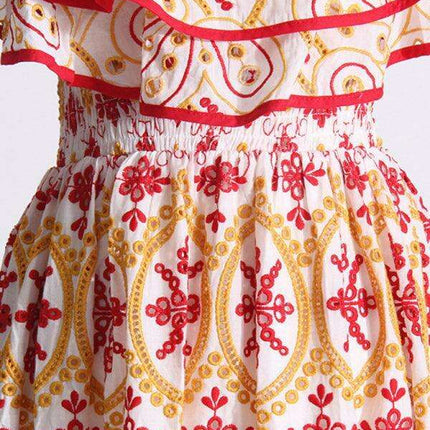 Chic One-Shoulder Floral Embroidered Dress with Elegant Front Slit - Très Elite