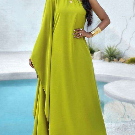 Chic One-Shoulder Loose Dress for Women