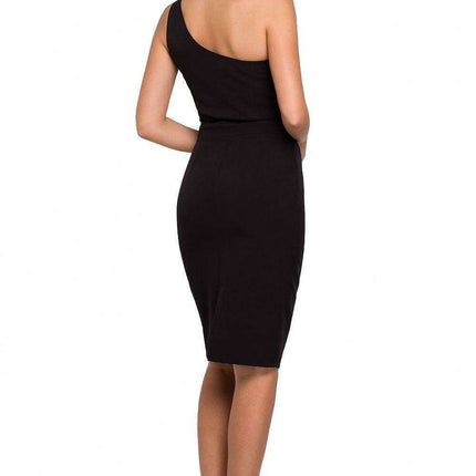 Chic One-Shoulder Pencil Dress for Timeless Elegance - Très Elite