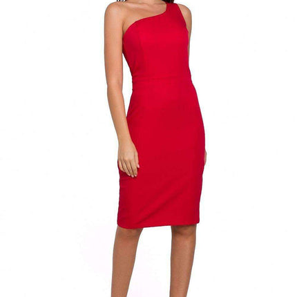Chic One-Shoulder Pencil Dress for Timeless Elegance - Très Elite