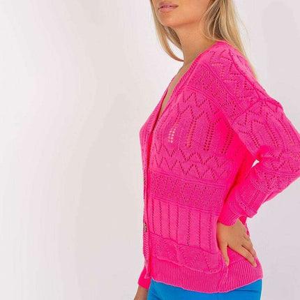 Chic Openwork Button Down Cardigan For Elegant Casual Wear - Très Elite