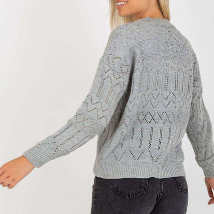 Chic Openwork Button Down Cardigan For Elegant Casual Wear - Très Elite