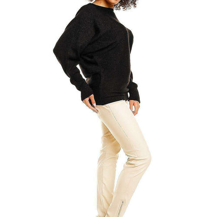 Chic Oversized Batwing Kimono Sweater with Elegant Boat Neck - Très Elite
