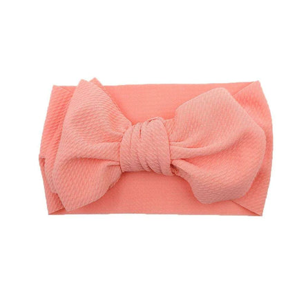 Chic Oversized Bow Turban Headband for Fashion-Forward Baby Girls