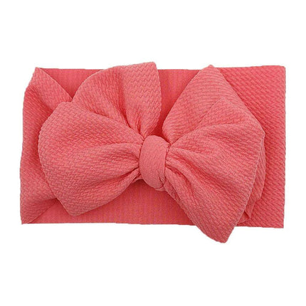 Chic Oversized Bow Turban Headband for Fashion-Forward Baby Girls