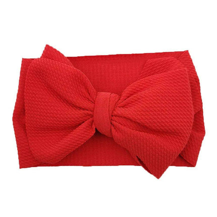Chic Oversized Bow Turban Headband for Fashion-Forward Baby Girls
