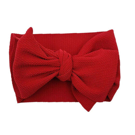 Chic Oversized Bow Turban Headband for Fashion-Forward Baby Girls