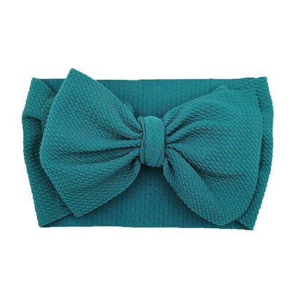 Chic Oversized Bow Turban Headband for Fashion-Forward Baby Girls