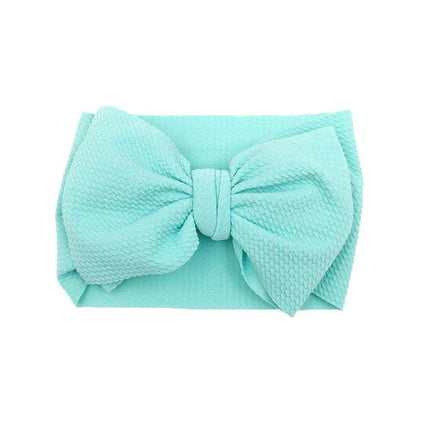 Chic Oversized Bow Turban Headband for Fashion-Forward Baby Girls