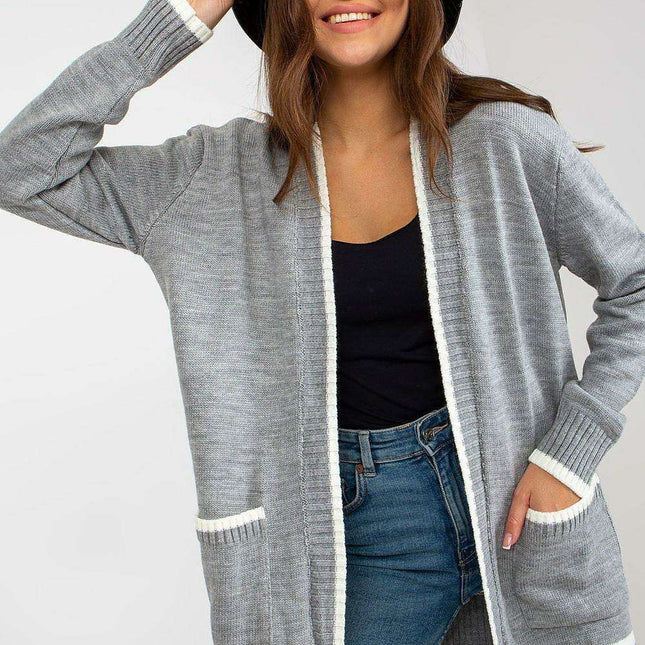 Chic Oversized Parisian Knit Cardigan For Women Cozy
