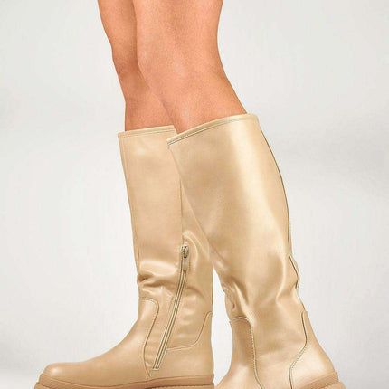 Chic PRIMO Thigh-High Winter Boots - Trendy Essential for Cold Weather - Très Elite