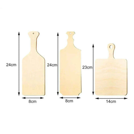 Chic Paddle-Style Wooden Cutting Board - Essential for Every Home Chef - Très Elite