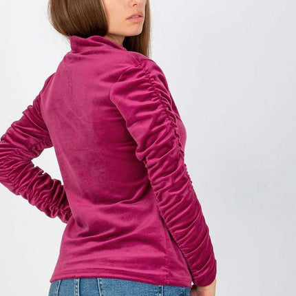 Chic Paris Velour Blouse for Elegant European Style - Très Elite