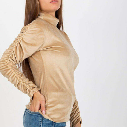 Chic Paris Velour Blouse for Elegant European Style - Très Elite