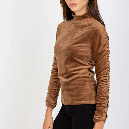 Chic Paris Velour Blouse for Elegant European Style - Très Elite